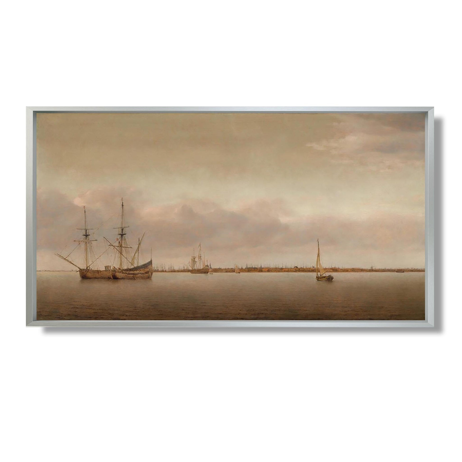 View of Hoorn - Abraham de Verwer - Reproduction Peinture