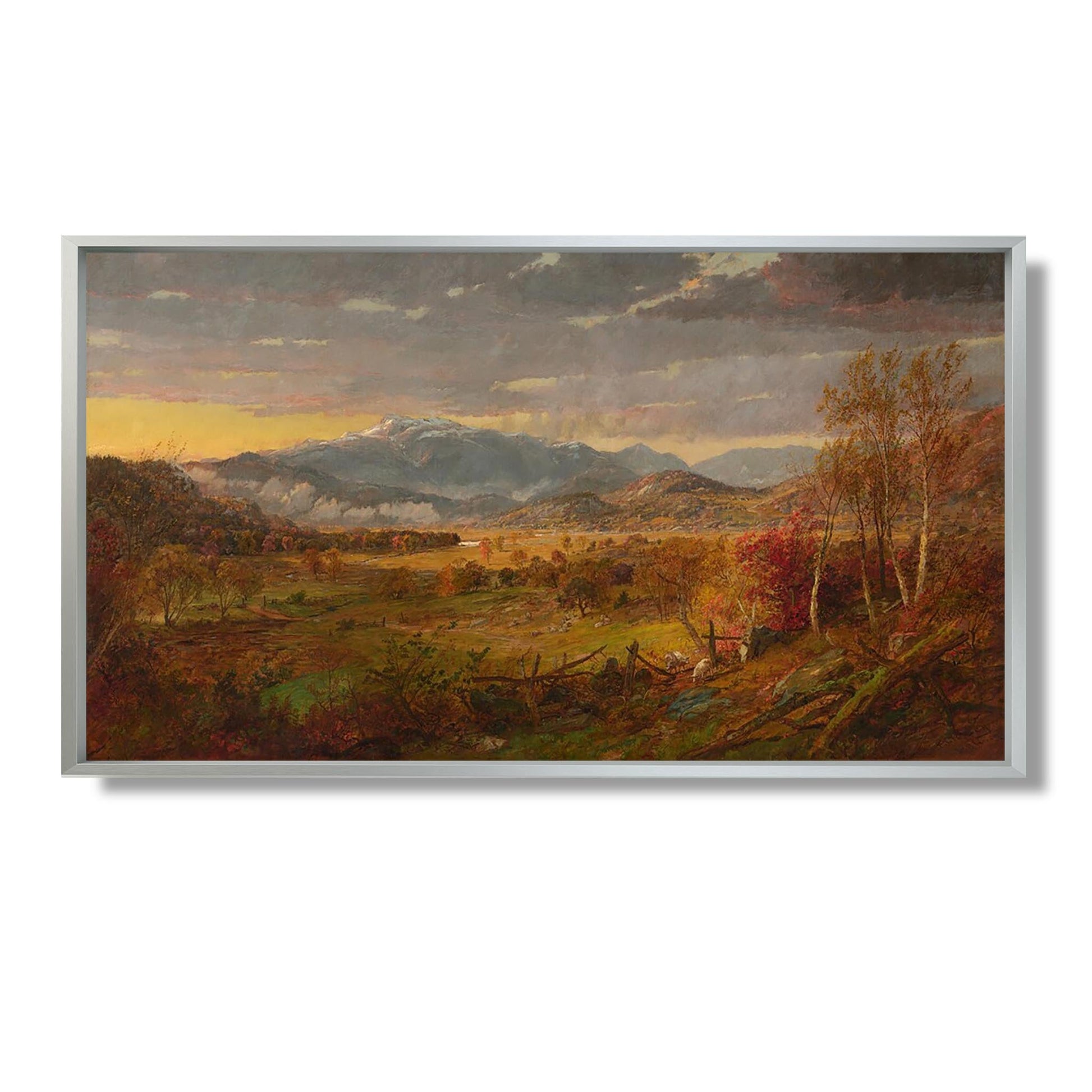 View of Mt. Washington - Jasper Francis Cropsey - Reproduction Peinture