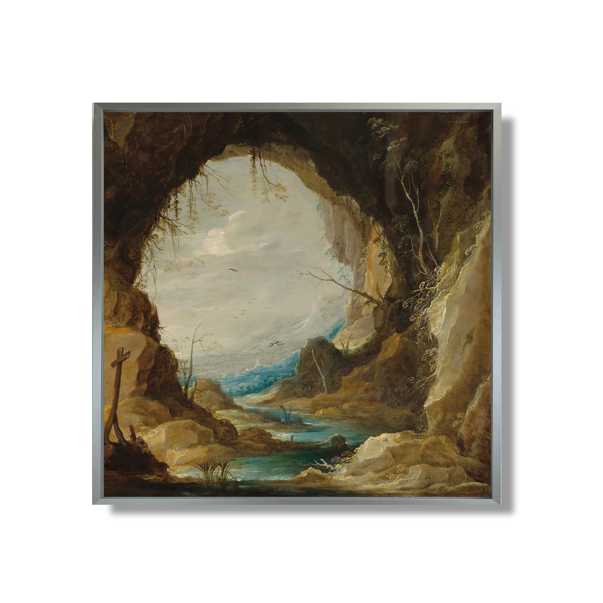 Vista from a Grotto - David Teniers the Younger - Reproduction Peinture