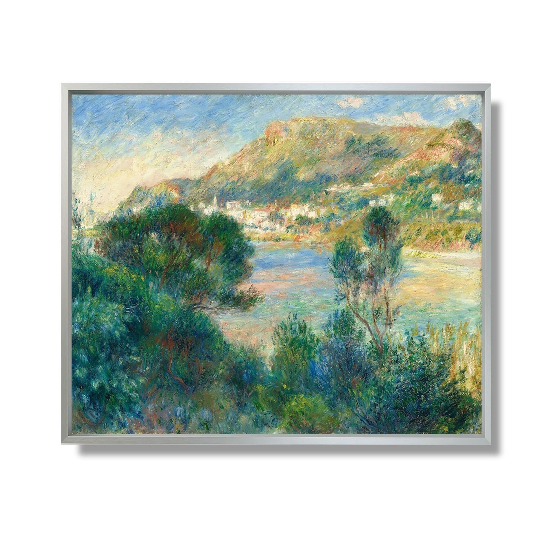 Vue de Monte Carlo depuis le Cap Martin - Auguste Renoir - Reproduction Peinture