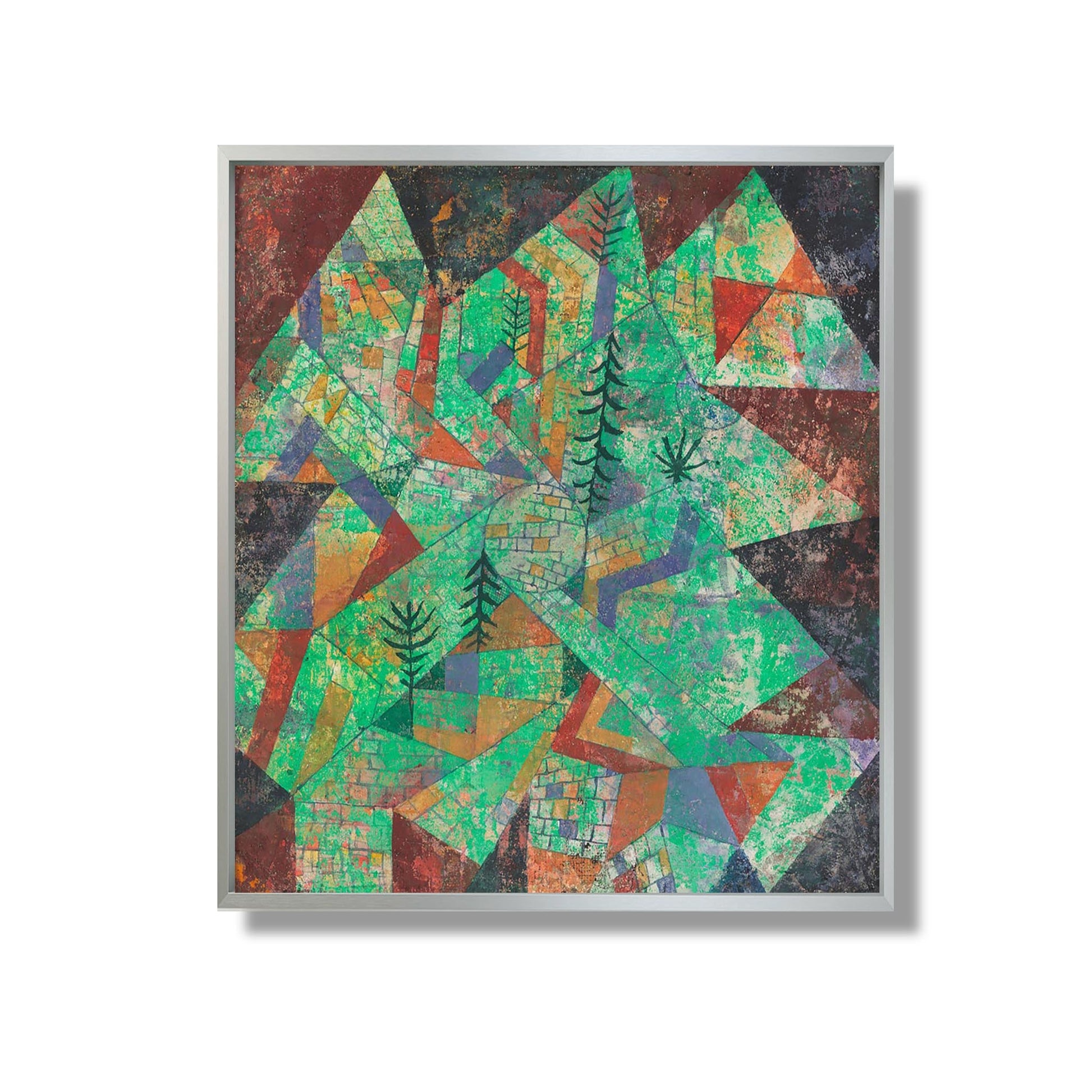 Wald Bau - Paul Klee - Reproduction Peinture