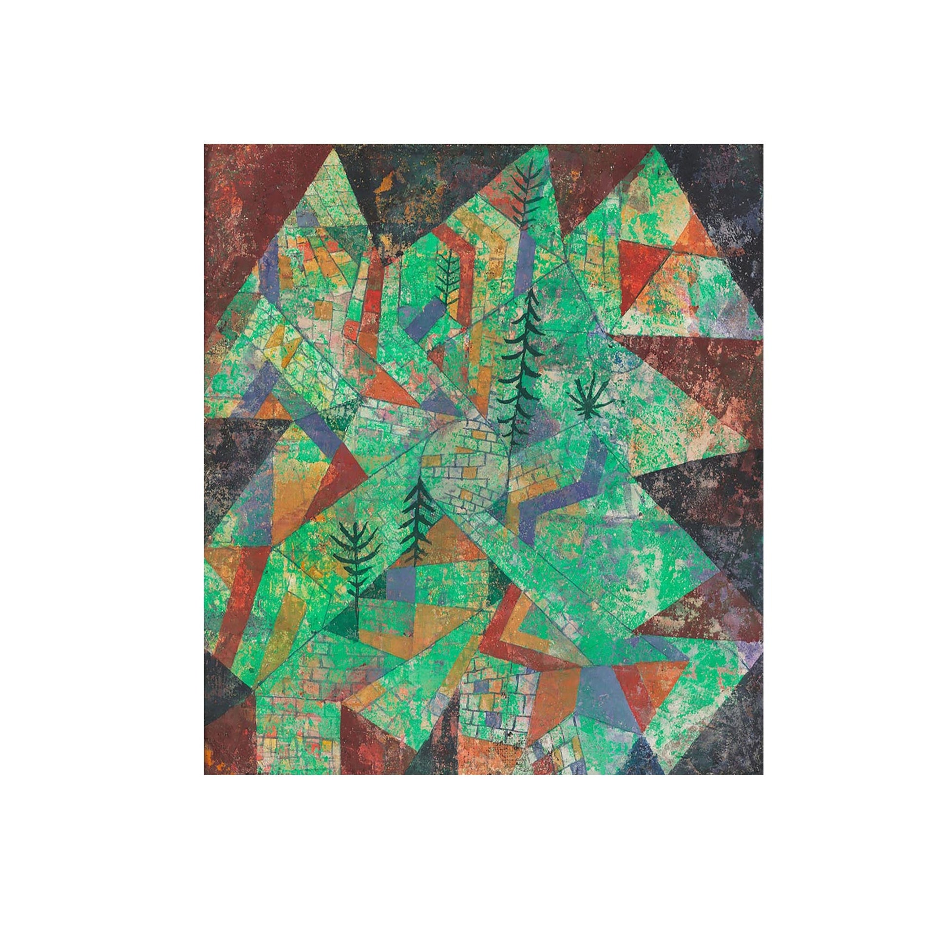 Wald Bau - Paul Klee - Reproduction Peinture