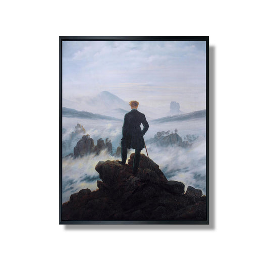 Ein Spaziergang in der Abenddämmerung - Caspar David Friedrich