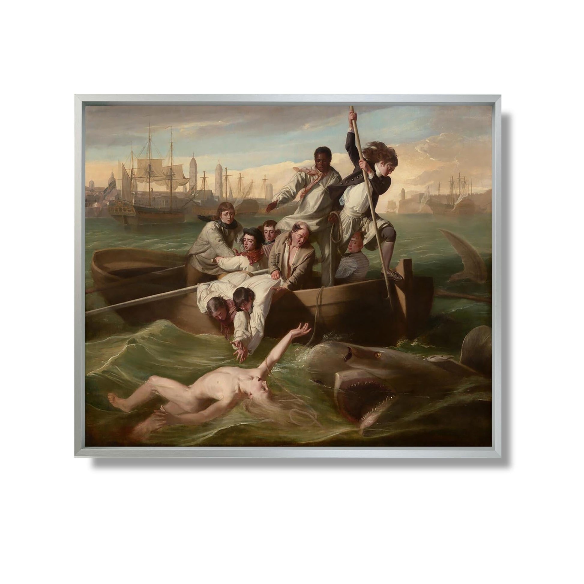 Watson and the Shark - John Singleton Copley - Reproduction Peinture