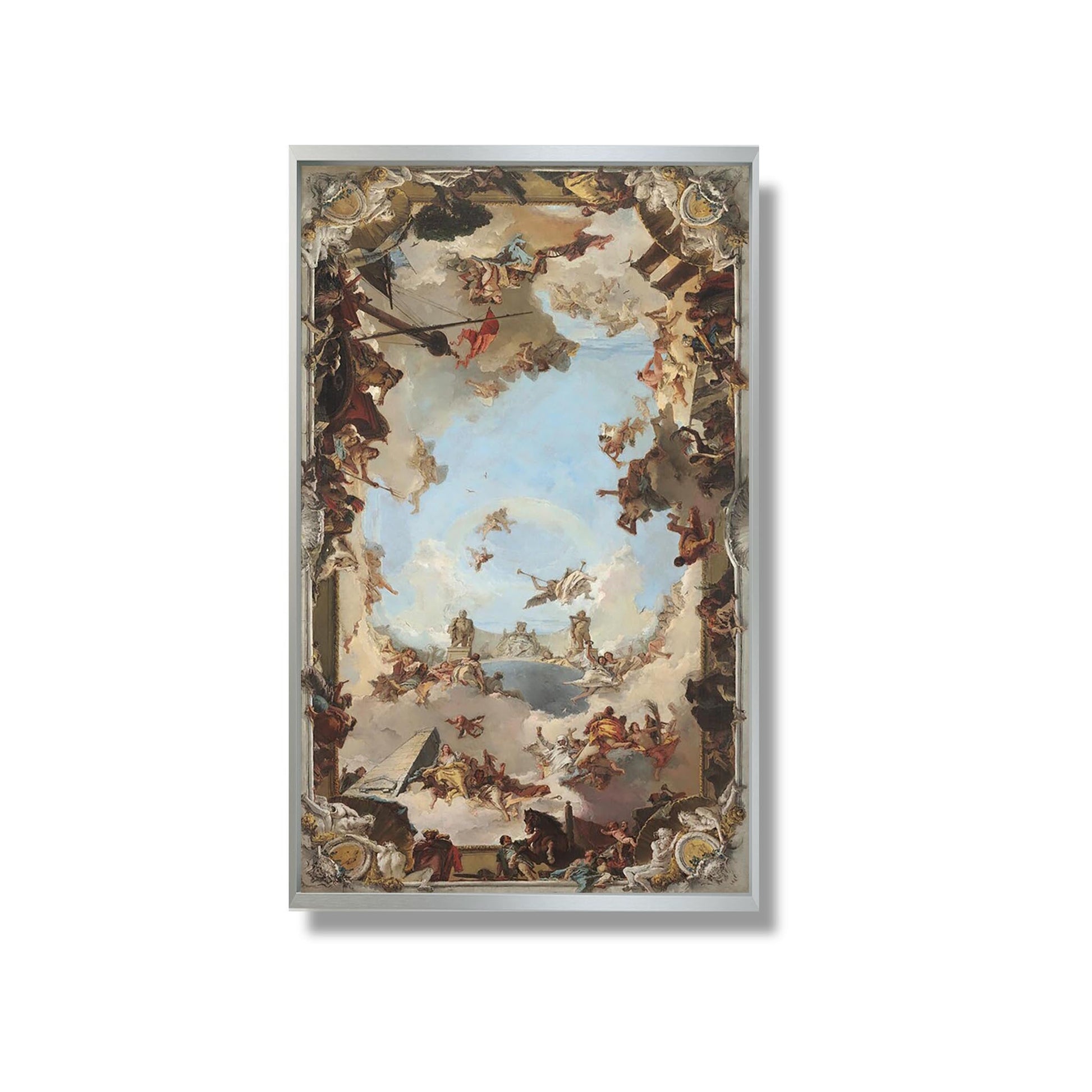 Wealth and Benefits of the Spanish Monarchy under Charles III - Giovanni Battista Tiepolo - Reproduction Peinture