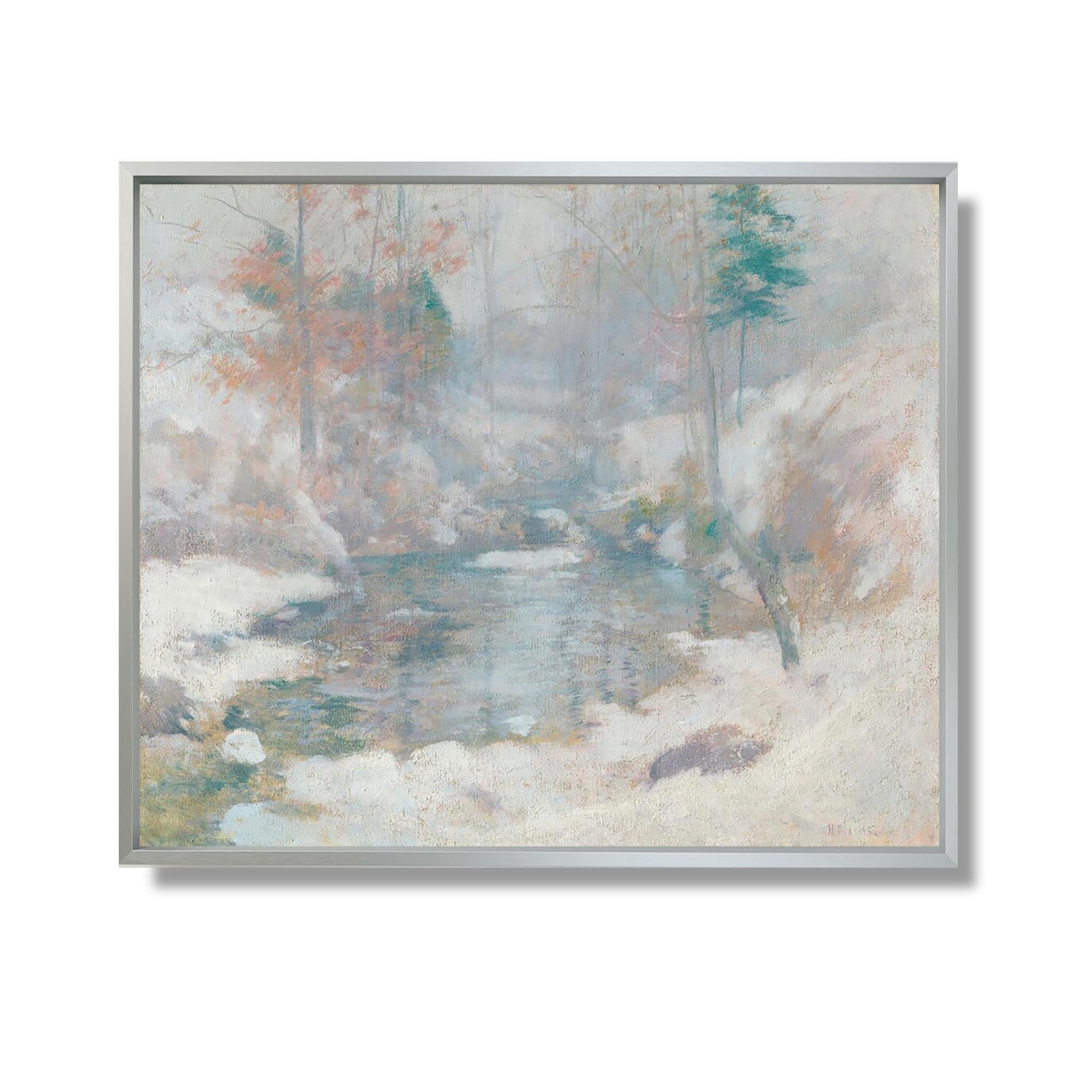 Winter Harmony - John Henry Twachtman - Reproduction Peinture