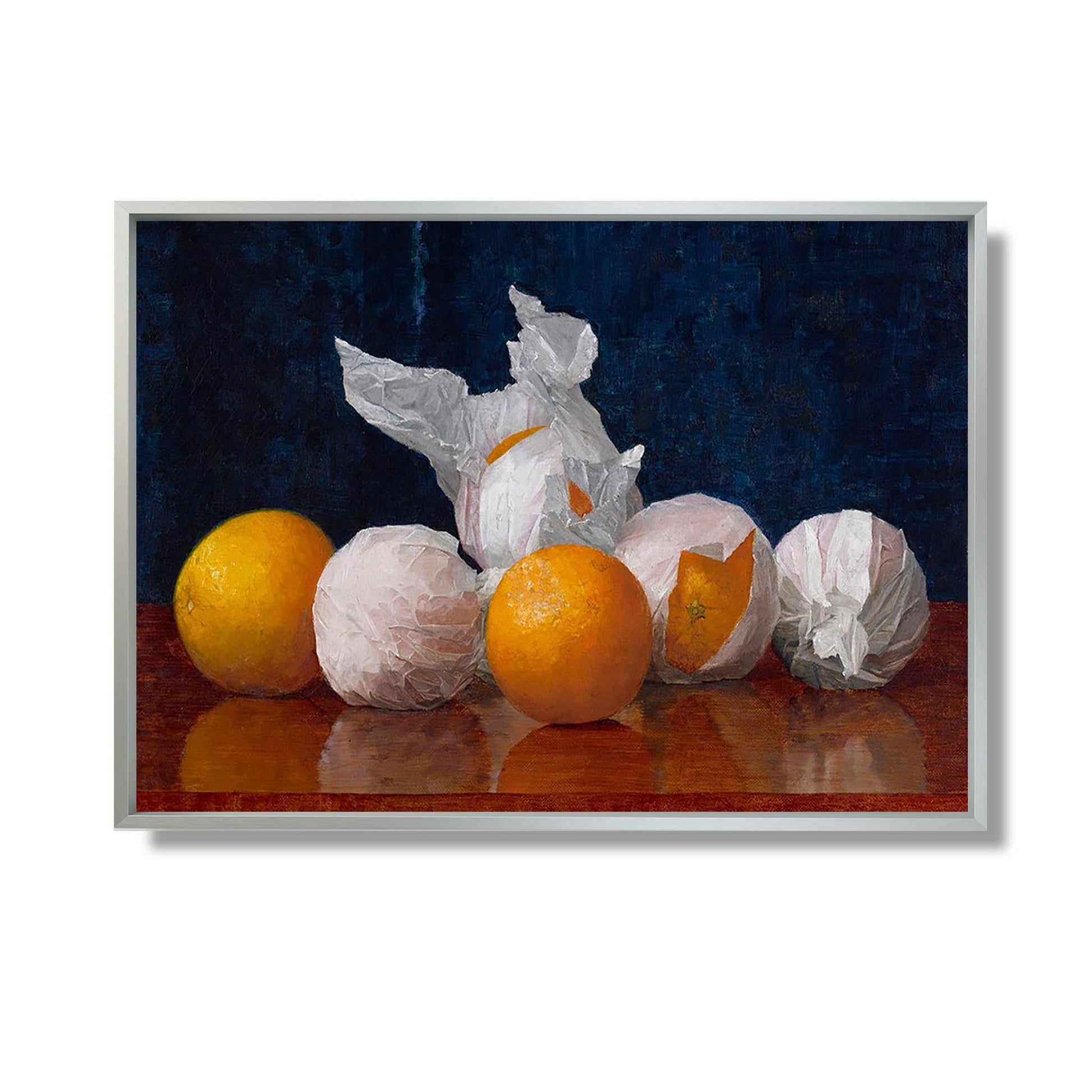 Wrapped Oranges - William J. McCloskey - Reproduction Peinture