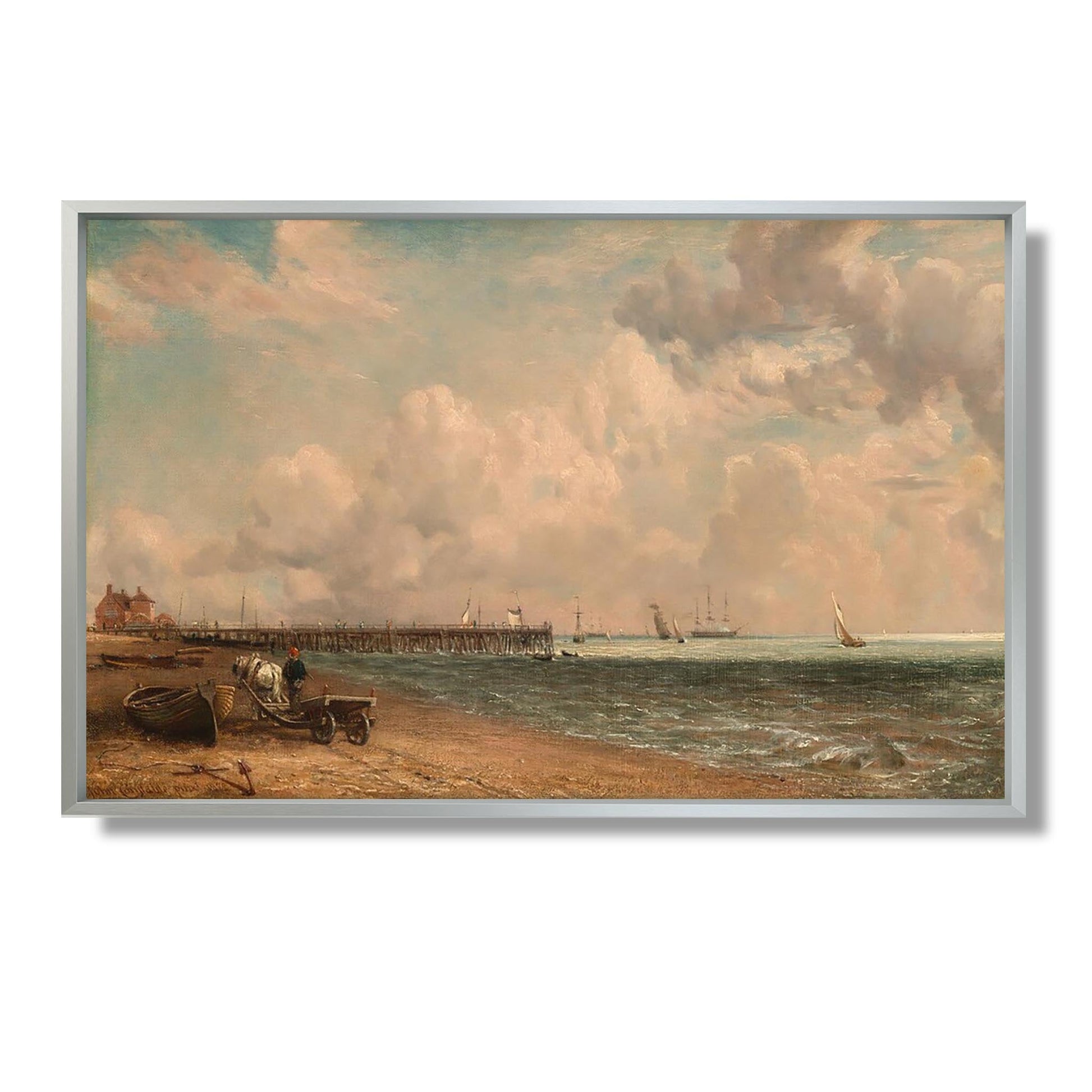 Yarmouth Jetty - John Constable - Reproduction Peinture