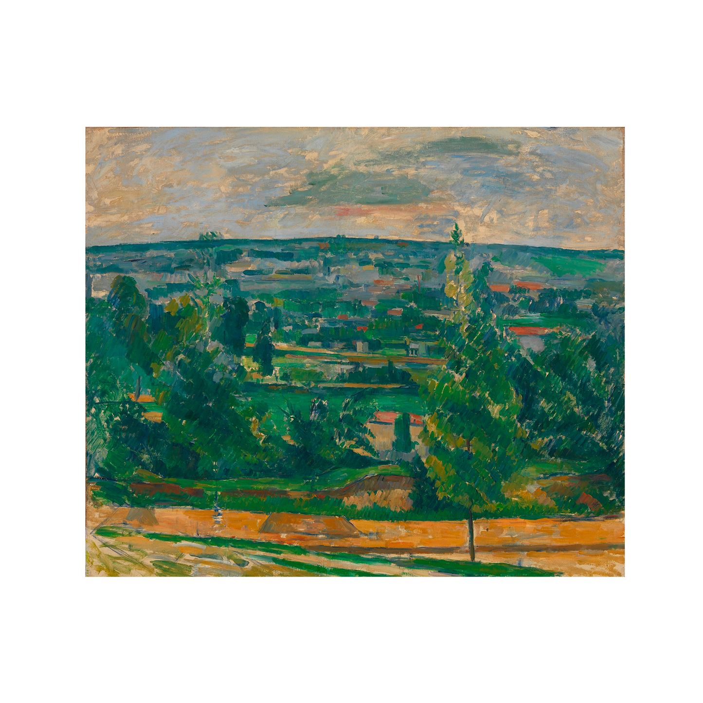 Paysage près de Melun - Paul Cézanne